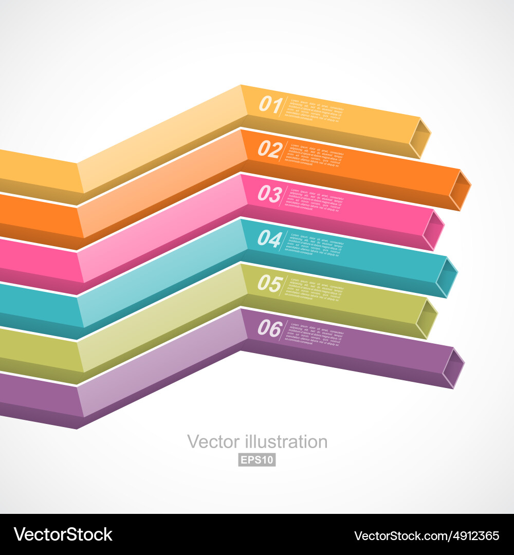 Dynamic 3D Lines Background vector image
