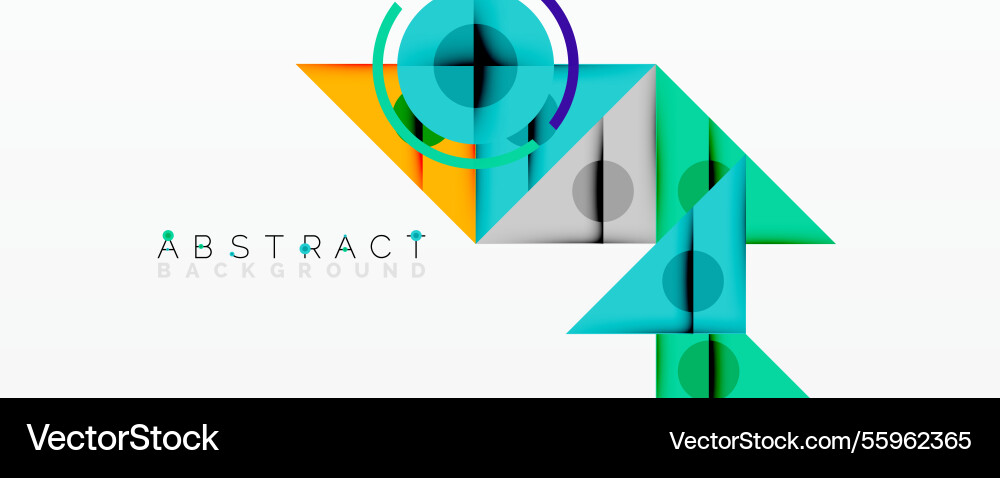 Geometric abstract design with layered triangles Geometric abstract design with layered triangles Vector Image