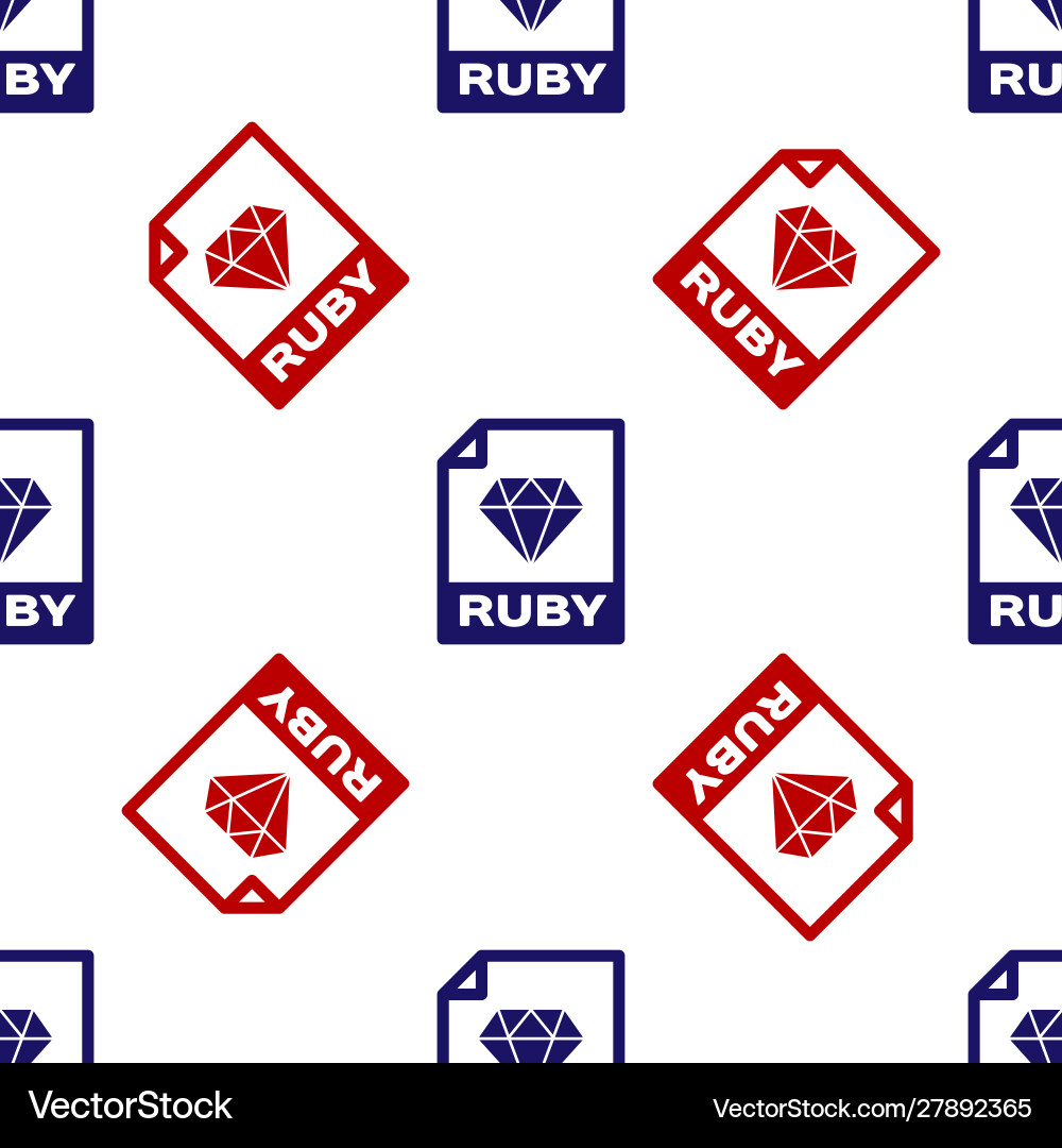 Ruby File Download Pattern vector image