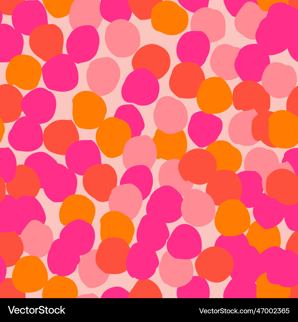 Seamless pattern with abstract shapes in pink Seamless pattern with abstract shapes in pink vector image