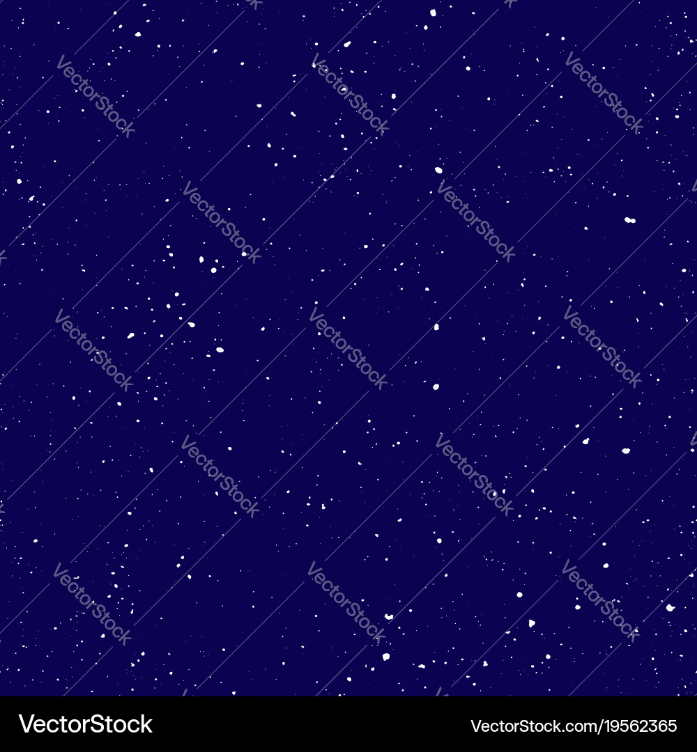Starry seamless pattern splashed hand draw vector image