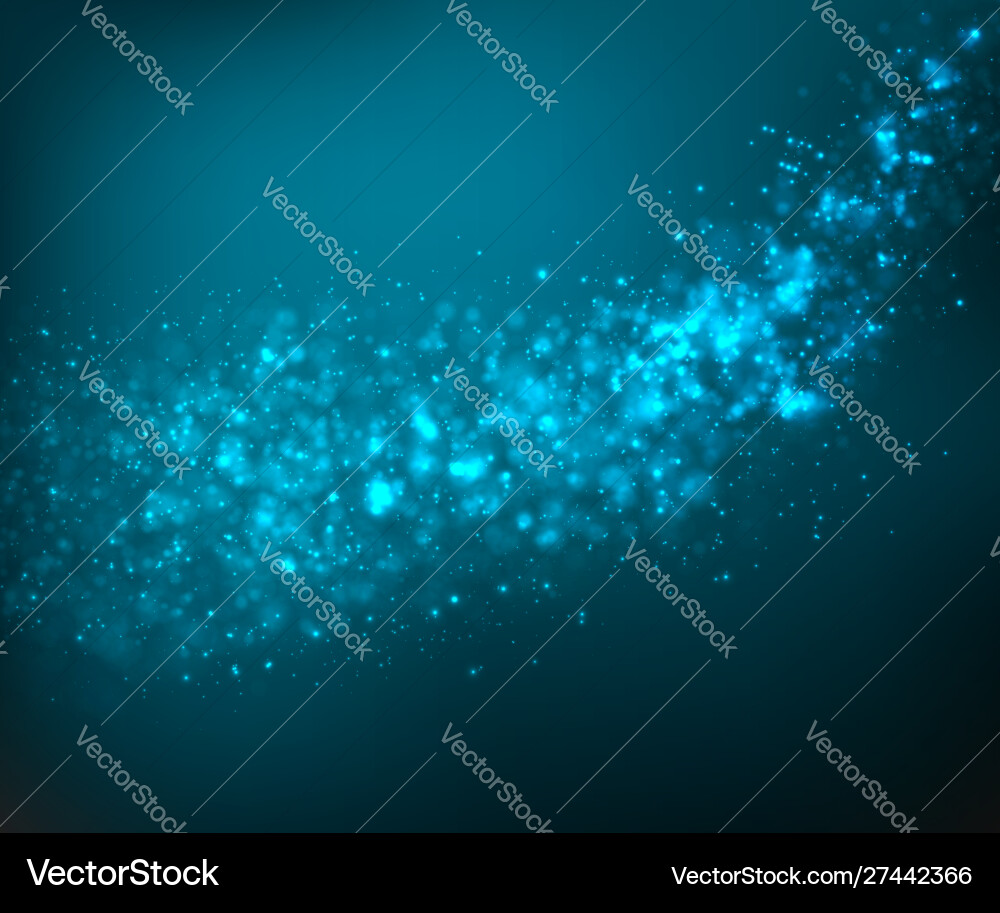 Abstract Glowing Particle Background vector image