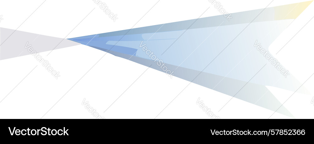 Abstract sharp light flow symbolizing focused Vector Image
