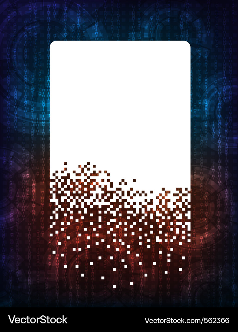 Hintergrund des Binärcodes Vektorbild