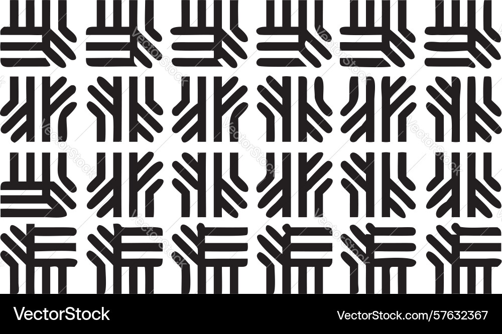 Abstract block repeating pattern modern geometric Vector Image