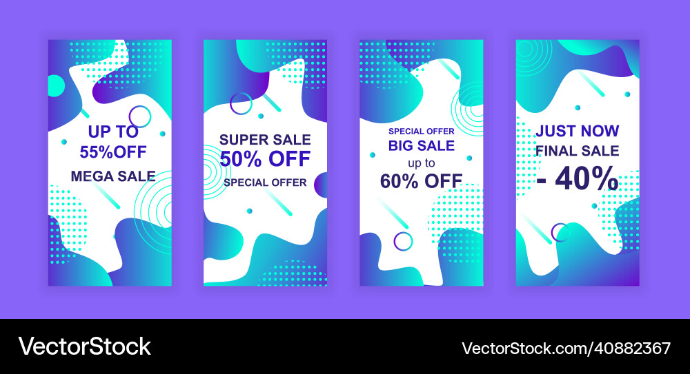 Advertising design social networks instagram Advertising design social networks instagram vector image