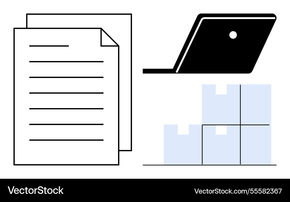 Digital workflow and organization concept Vector Image