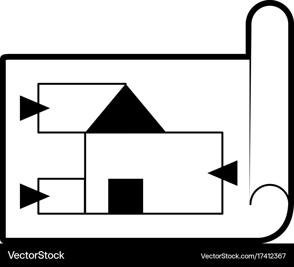 Graph on paper icon image vector image