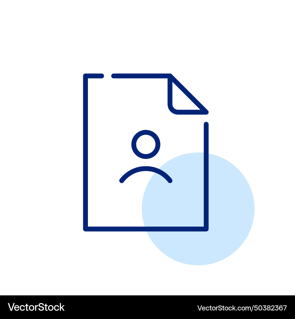 User account and file type pixel perfect User account and file type pixel perfect vector image