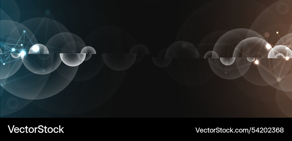 Abstract digital cloud computing technology Abstract digital cloud computing technology vector image