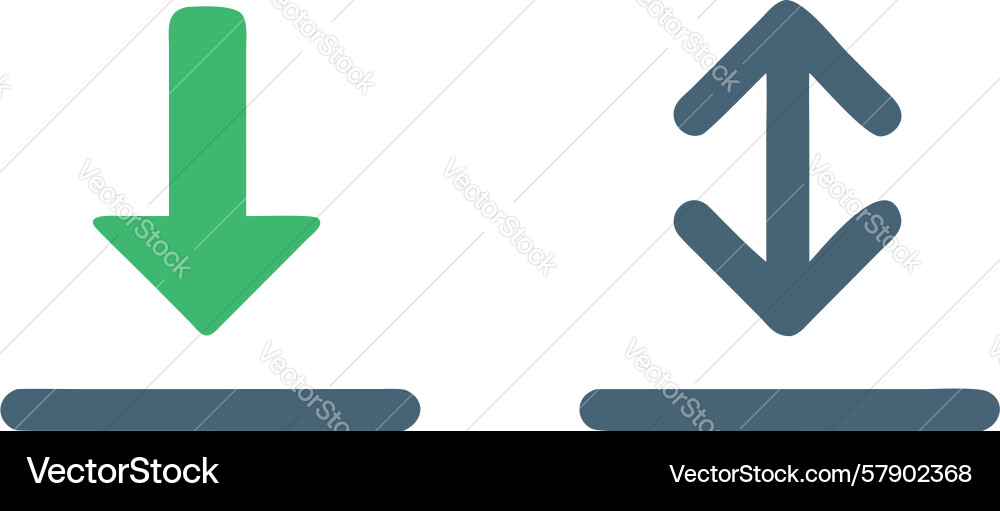 Bidirectional data flow sync arrows icon design vector image