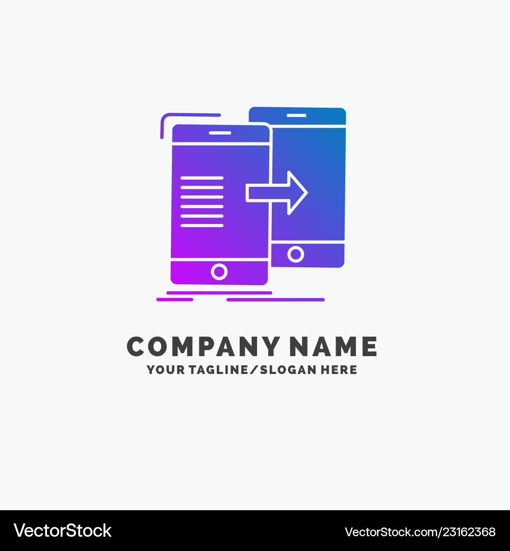 Data sharing sync synchronization syncing purple Data sharing sync synchronization syncing purple vector image