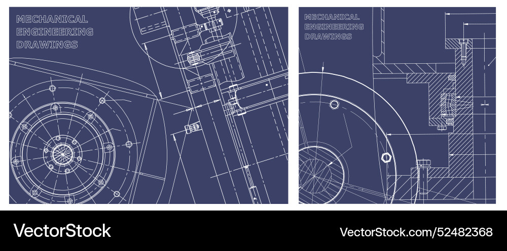 Engineering set cover flyer banner background Engineering set cover flyer banner background vector image