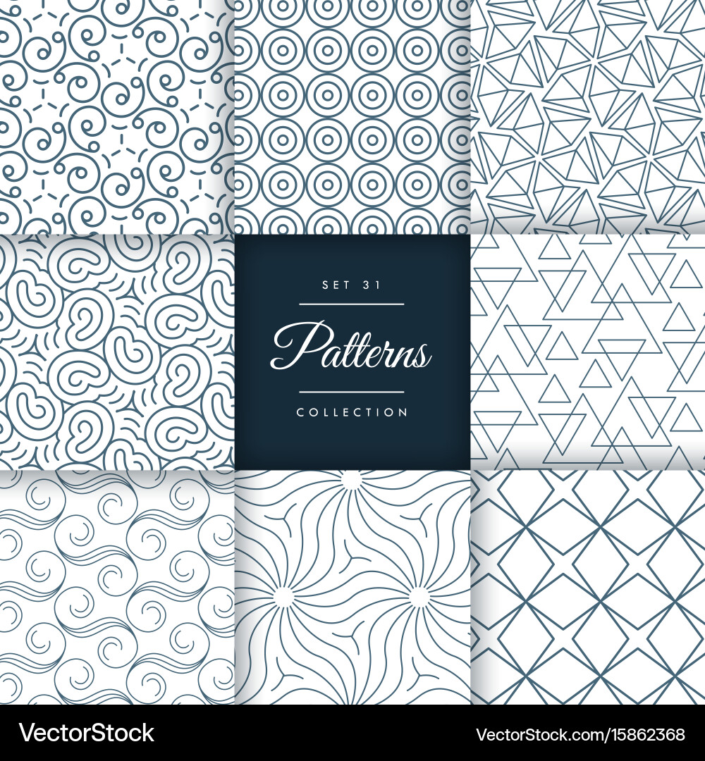 Geometric Line Pattern Background vector image