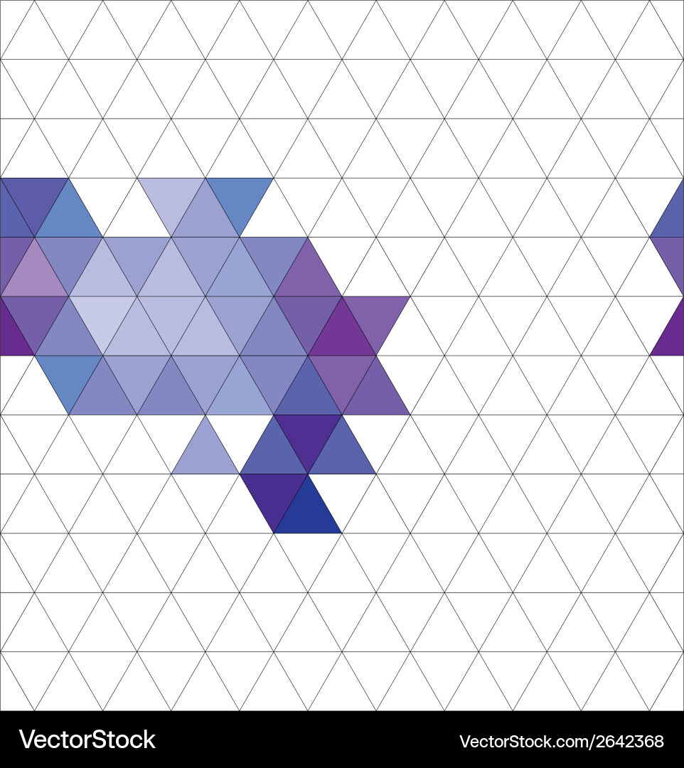 Geometric Triangle Pattern vector image