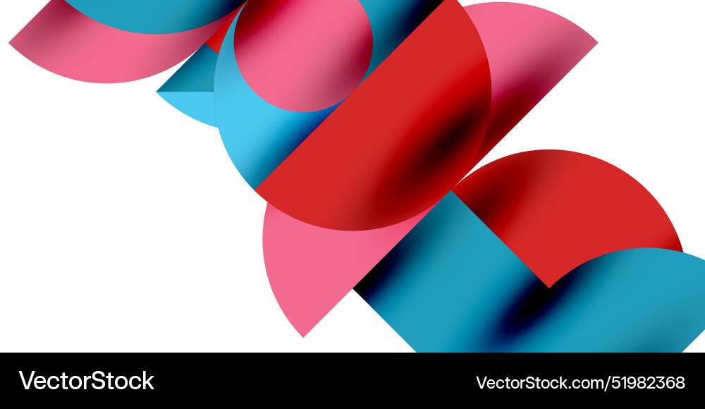 Shadow effect shiny circles and round triangles Shadow effect shiny circles and round triangles Vector Image