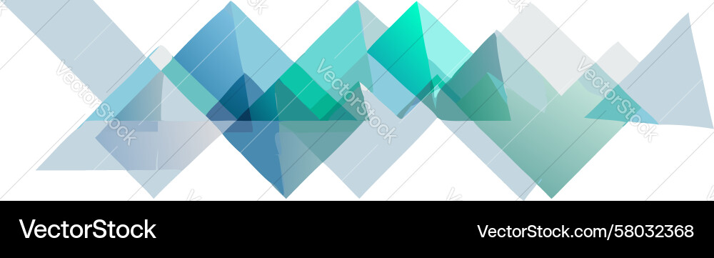 Translucent Polygon Array Vector Image