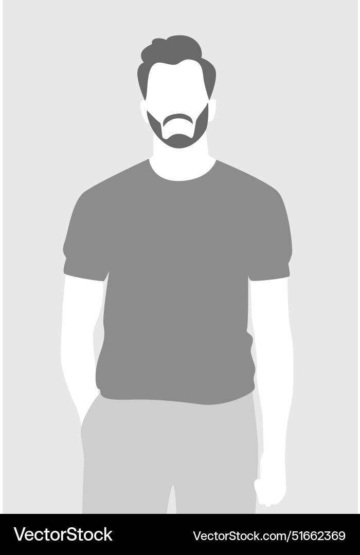 Man avatar profile Royalty Free Vector Image - VectorStock
