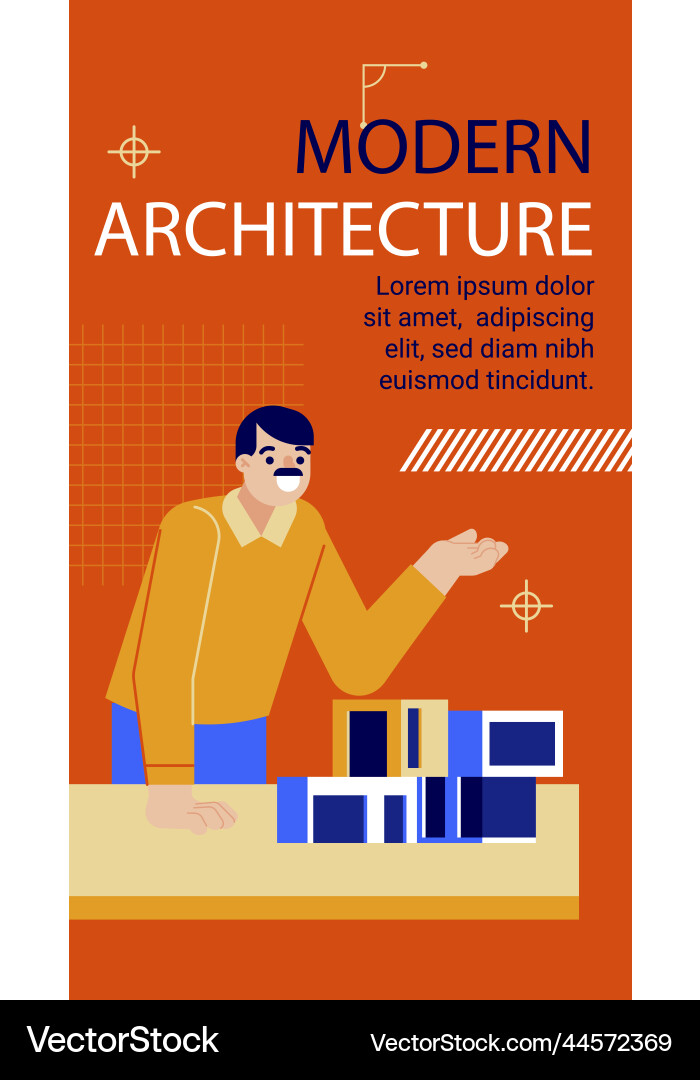 Minimal architecture project post stories Minimal architecture project post stories vector image
