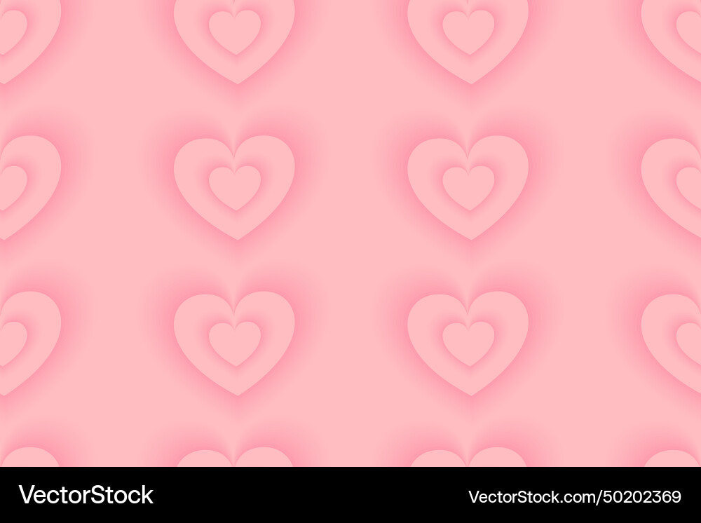 Pink seamless pattern with hearts y2k background Pink seamless pattern with hearts y2k background vector image