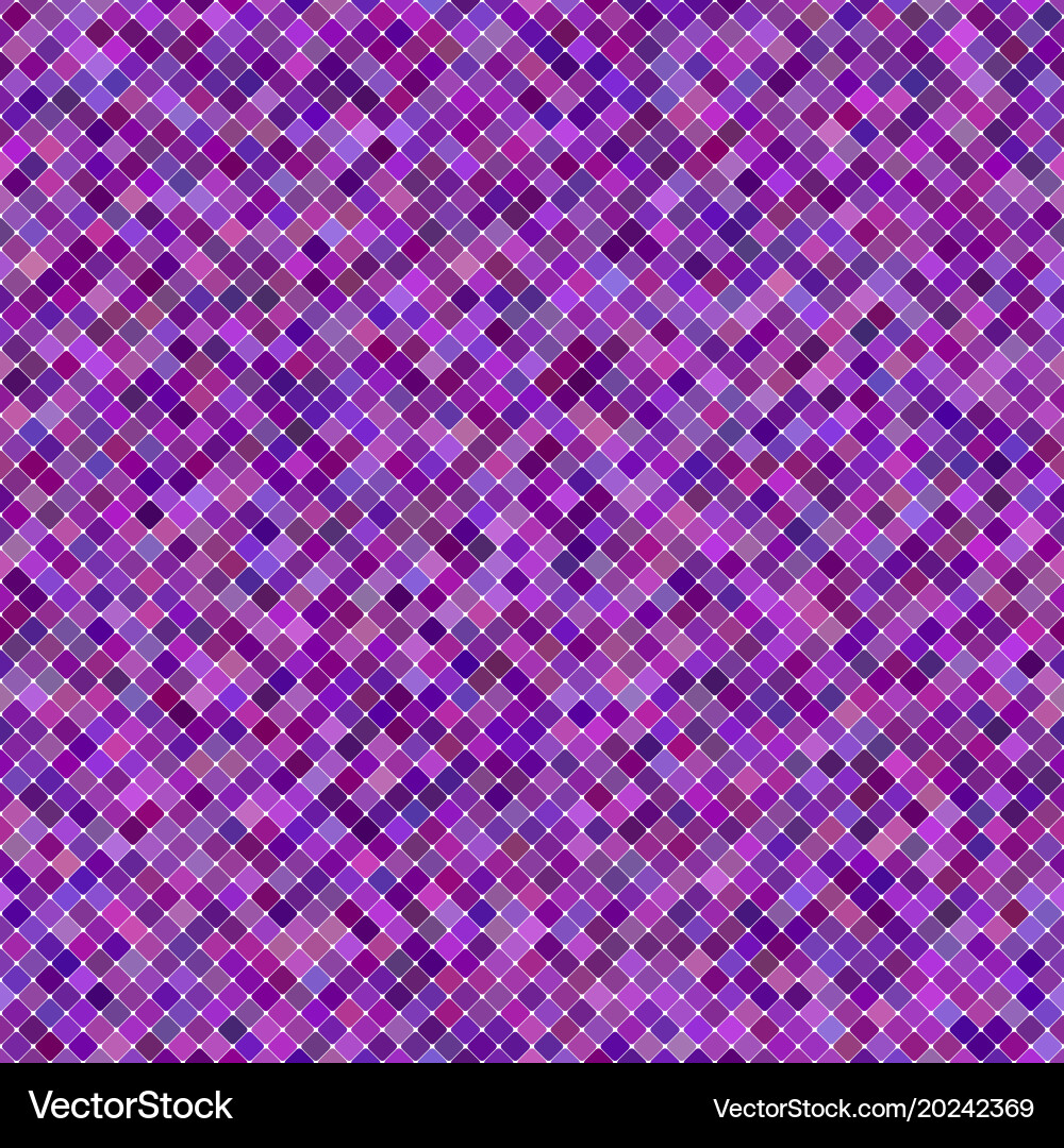 Purple seamless diagonal square pattern Vector Image