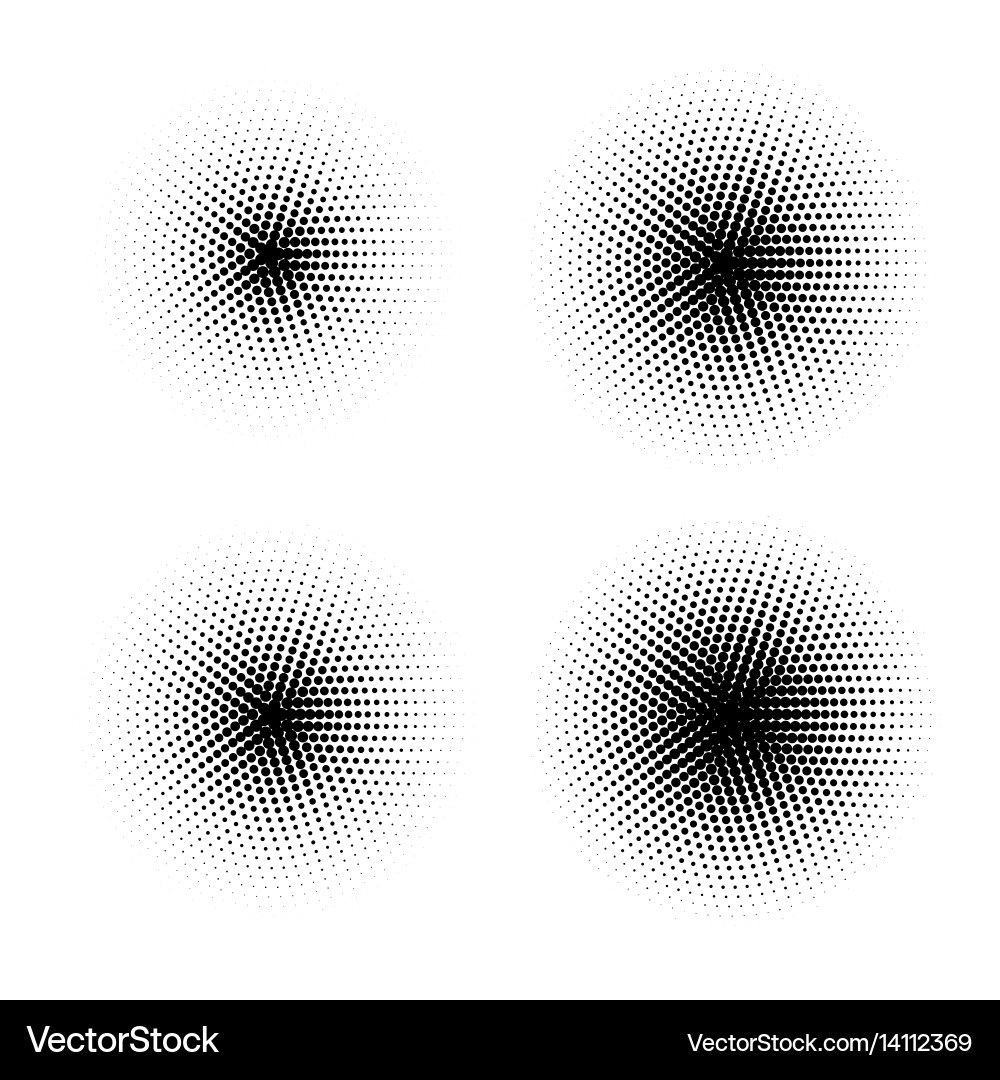 Retro style dotwork background abstract Vector Image