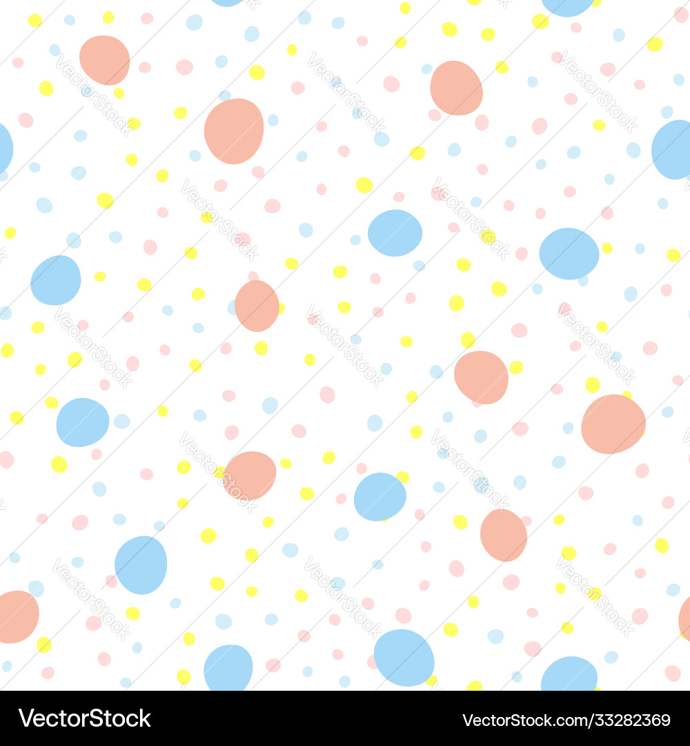 Seamless pattern with repeating round dots Seamless pattern with repeating round dots vector image