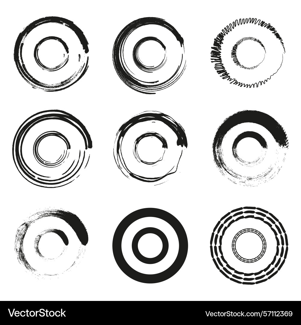Target shape icon bullseye forms circular Vector Image