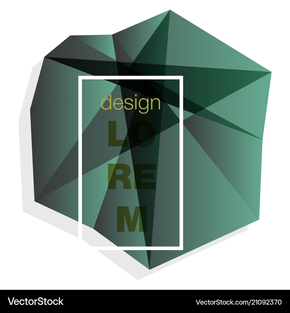 Abstract geometric background with polygons info Abstract geometric background with polygons info vector image