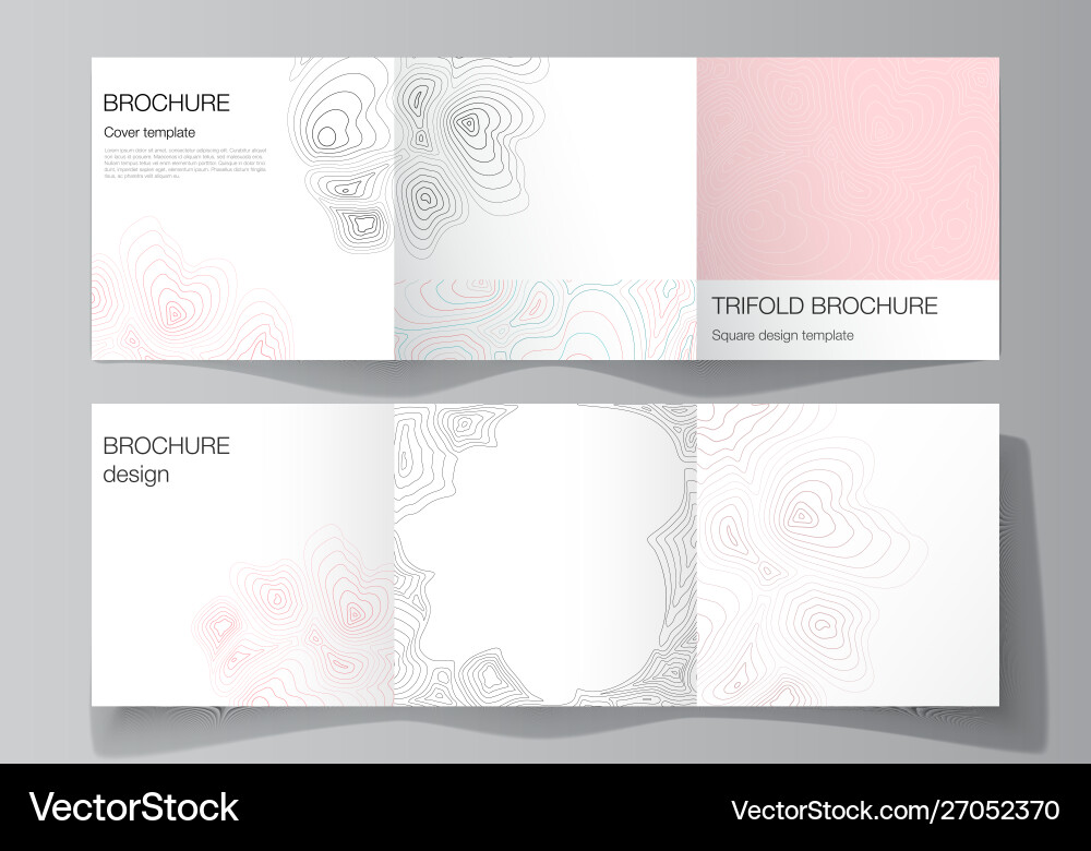 Minimal editable layout square Minimal editable layout square vector image