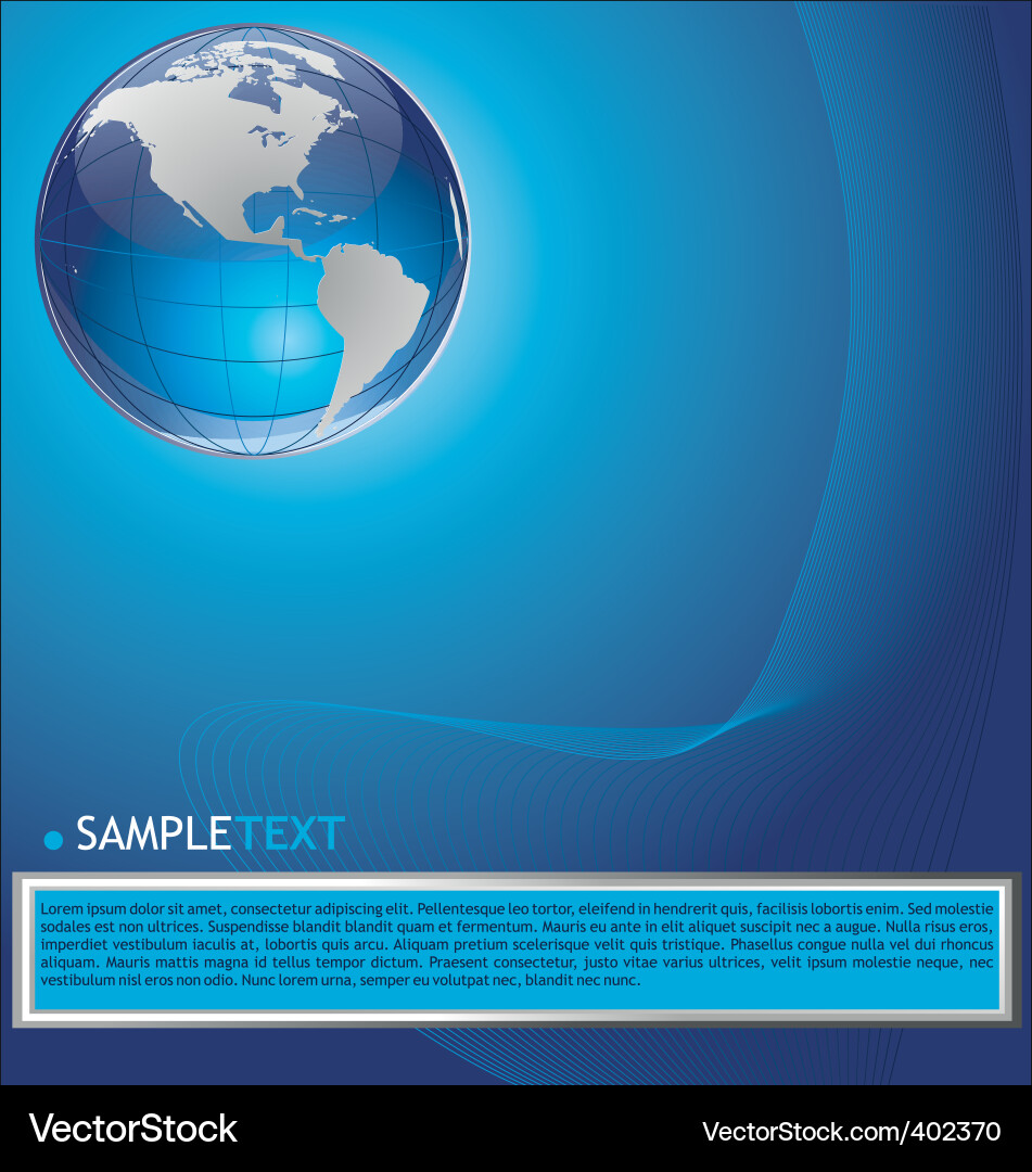 Planet background Vector Image