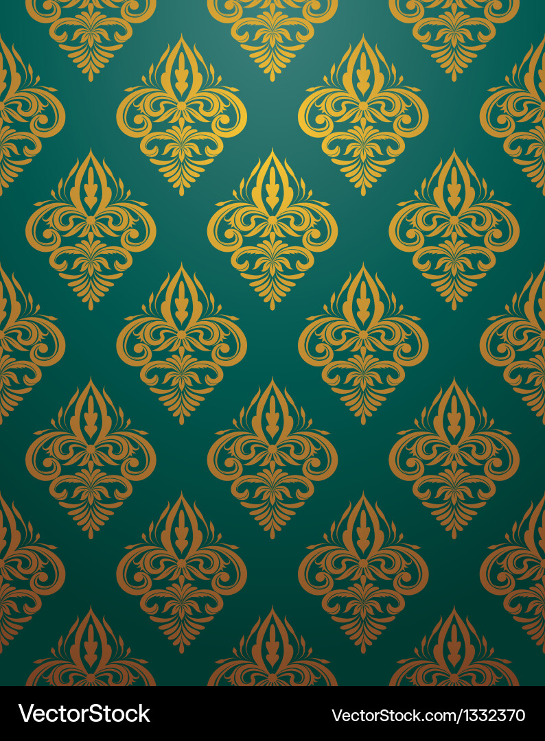 Retro Scroll Ornament Pattern Vector Image