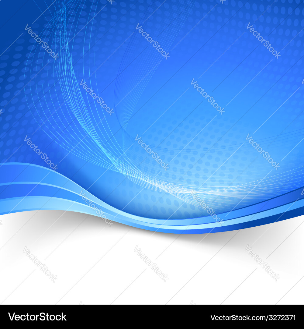 Blue border speed lines abstraction template vector image