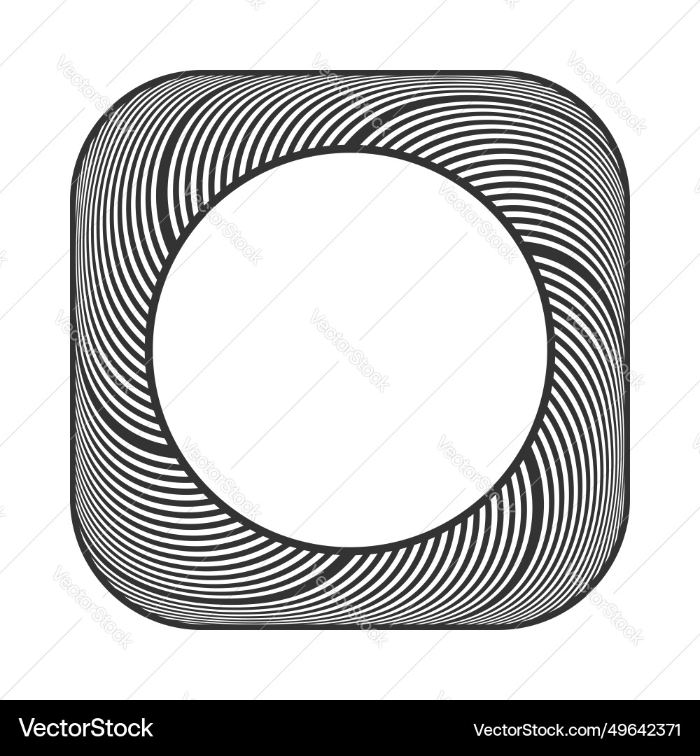 Convex frame Vector Image