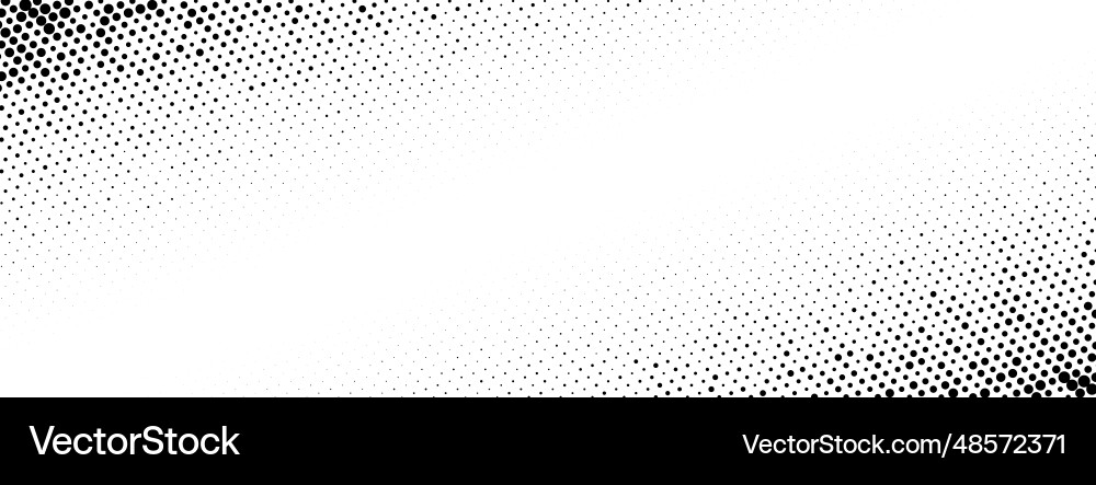 Corner halftone texture dotted gradient pattern Corner halftone texture dotted gradient pattern vector image