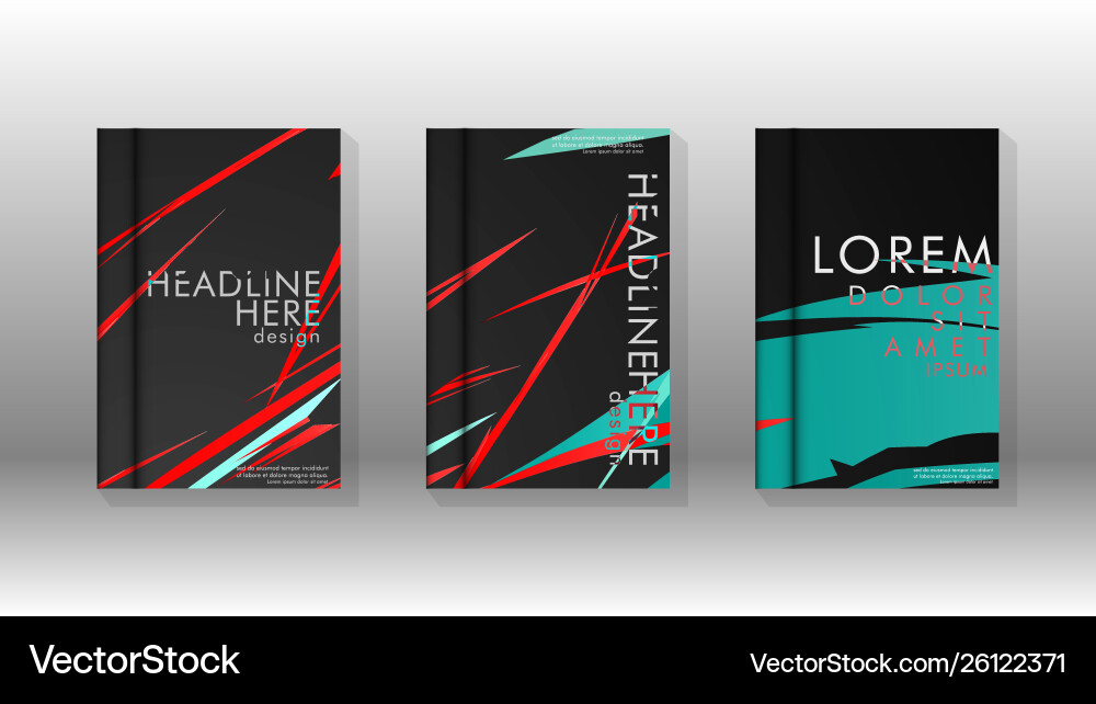 Cover book with a geometric design background Cover book with a geometric design background vector image