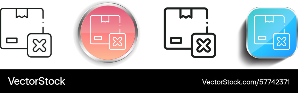 Quality control icon thin linear regular and Quality control icon thin linear regular and vector image