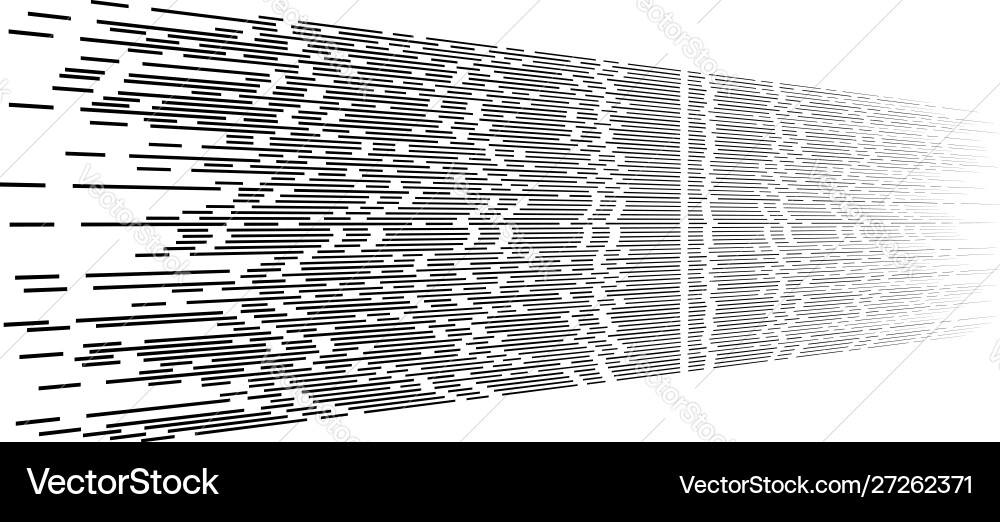 Random 3d dashed lines in perspective segmented Random 3d dashed lines in perspective segmented vector image