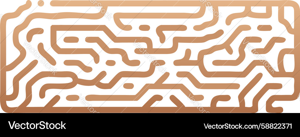 Rectangular circuit board pattern modern tech Vector Image