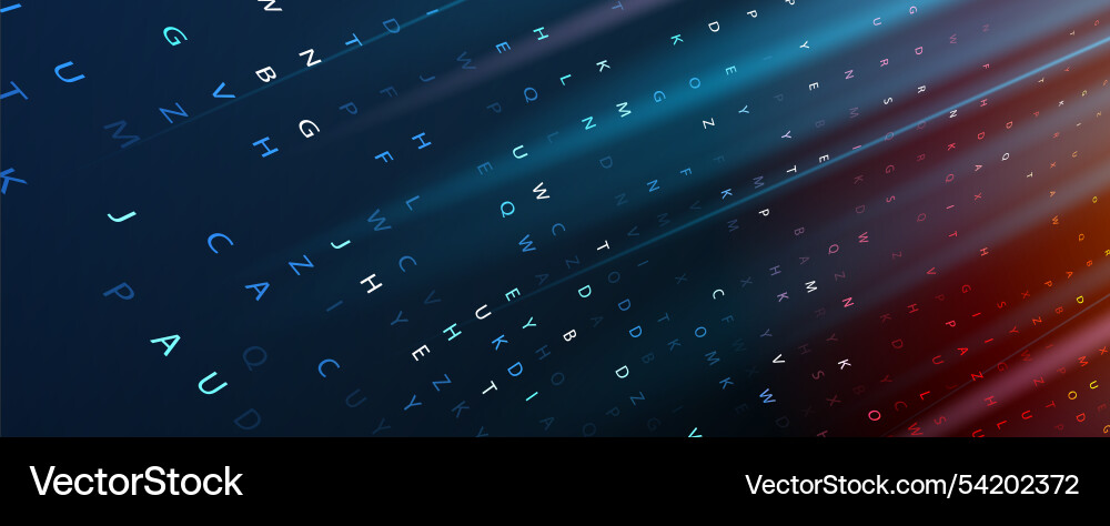 Abstract digital cloud computing technology Abstract digital cloud computing technology vector image