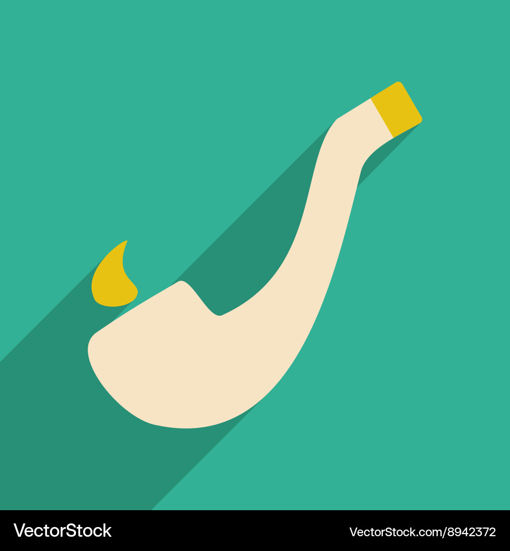 Flat with shadow icon and mobile application Vector Image