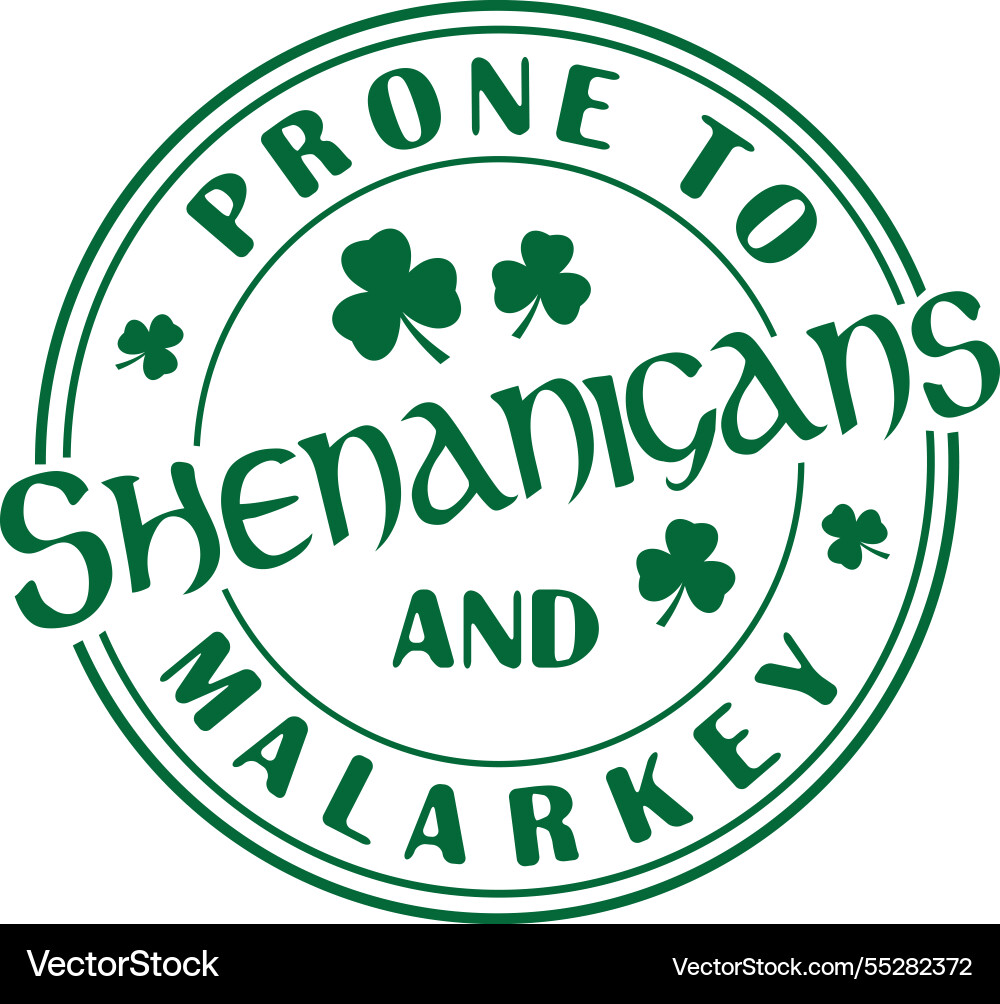 Irish humor Irish humor vector image