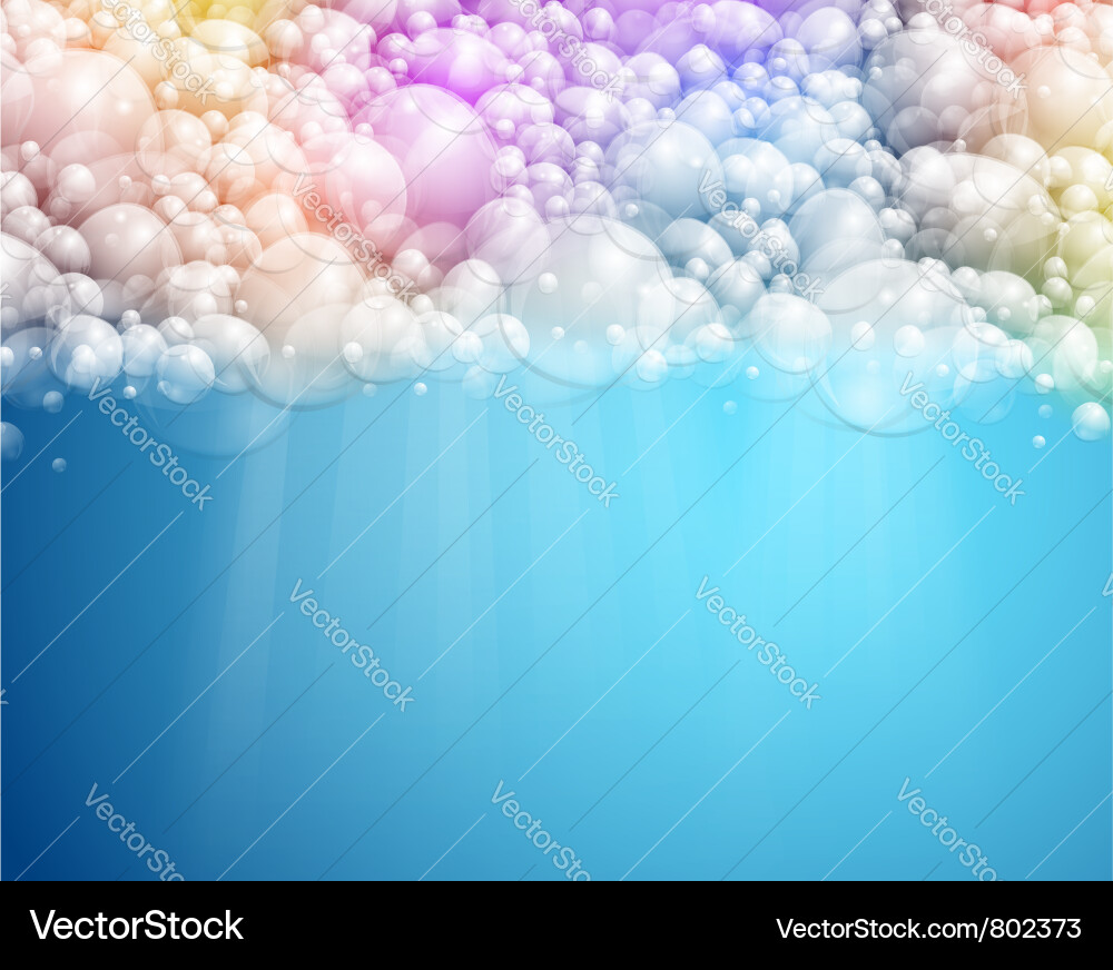 Abstract Bubble Background vector image