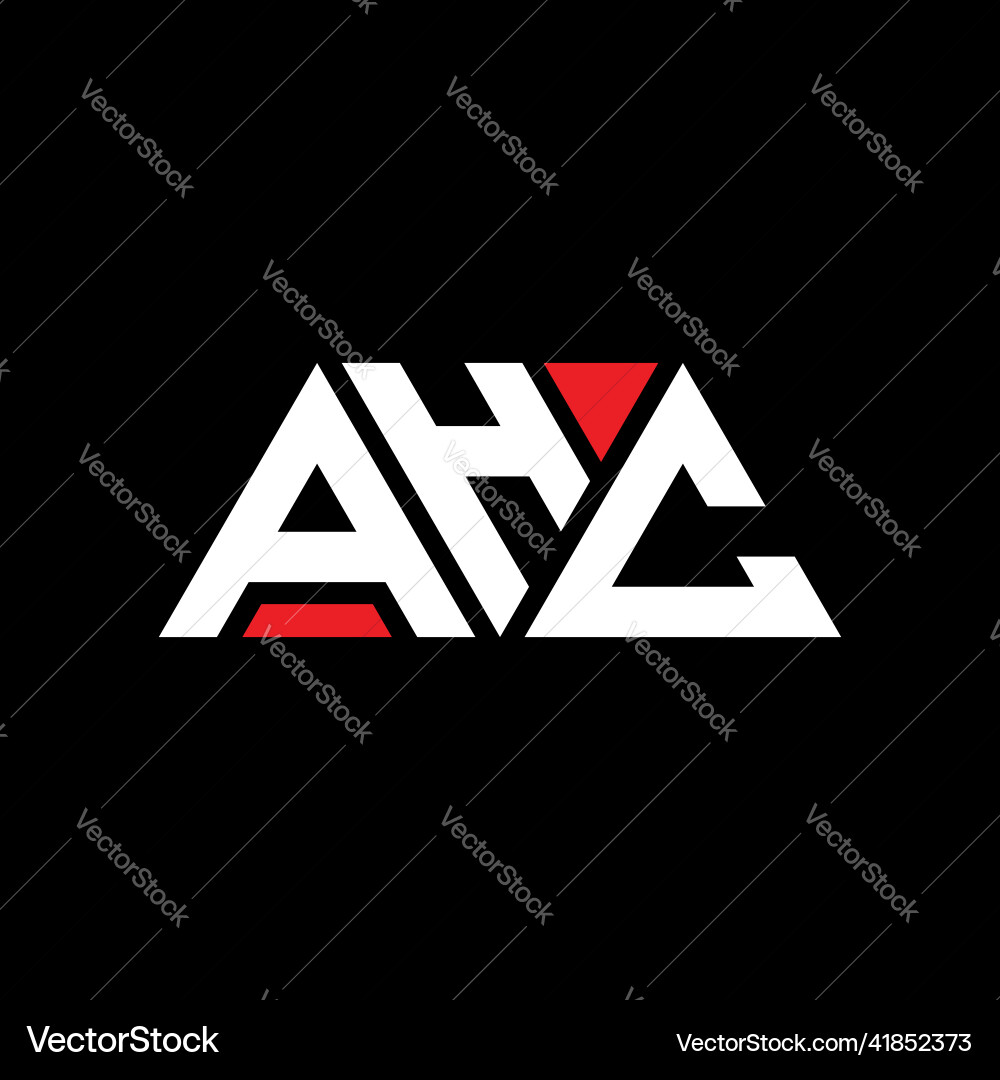 Ahc Dreieck Buchstaben Logo Design Ahc Dreieck Buchstaben Logo Design vektorbild