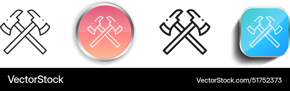 Axes Icon dünne lineare regelmäßige und Schaltfläche Stil Axes Icon dünne lineare regelmäßige und Schaltfläche Stil vektorbild