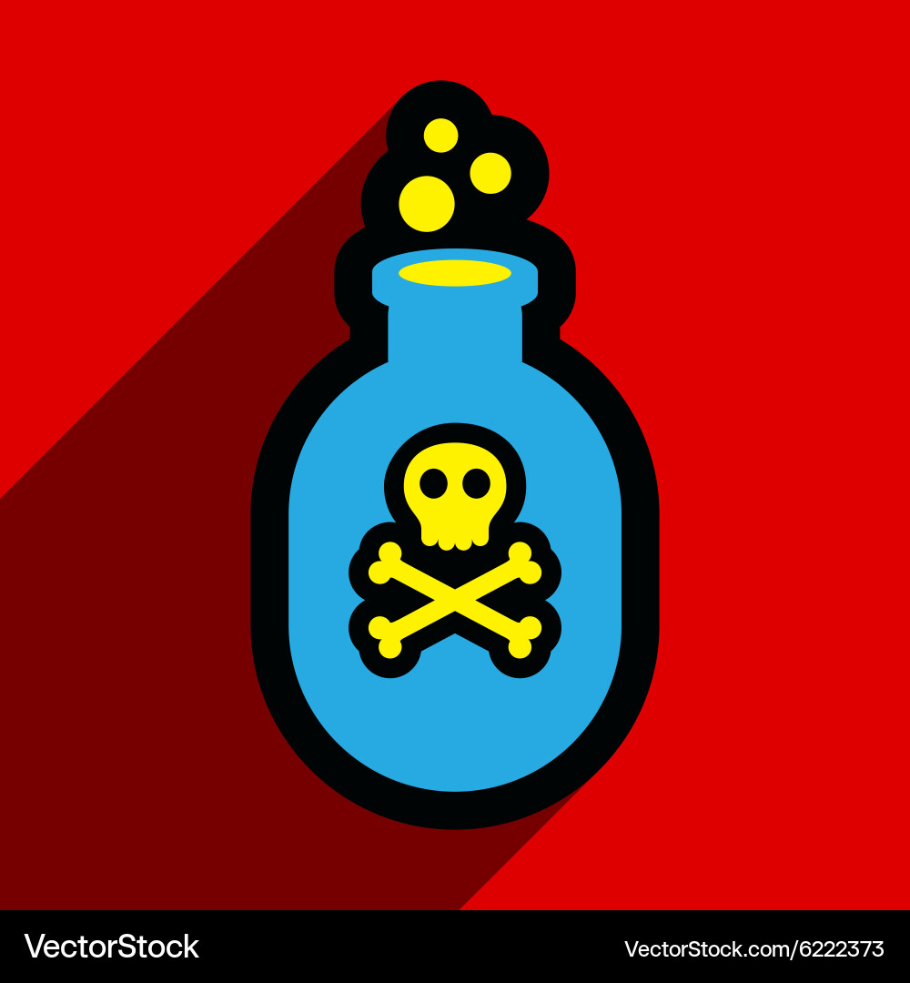Flat with shadow icon and mobile application Vector Image