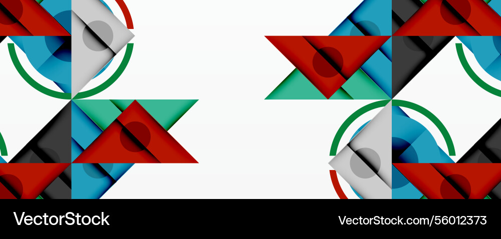 Geometric abstract design with layered triangles Geometric abstract design with layered triangles vector image