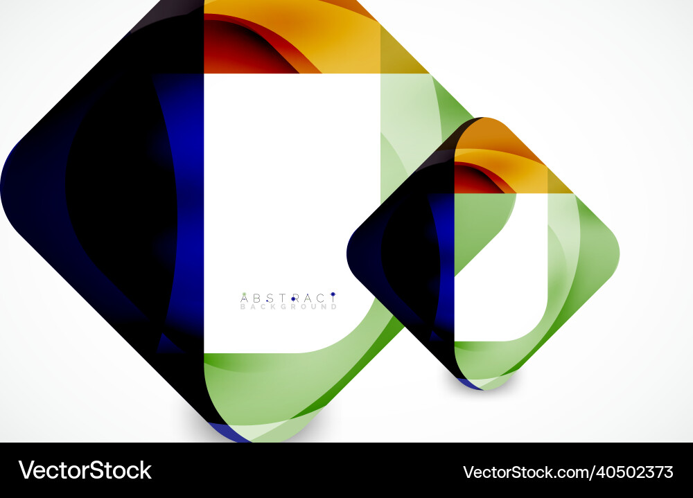 Minimal background abstract square shape Vector Image