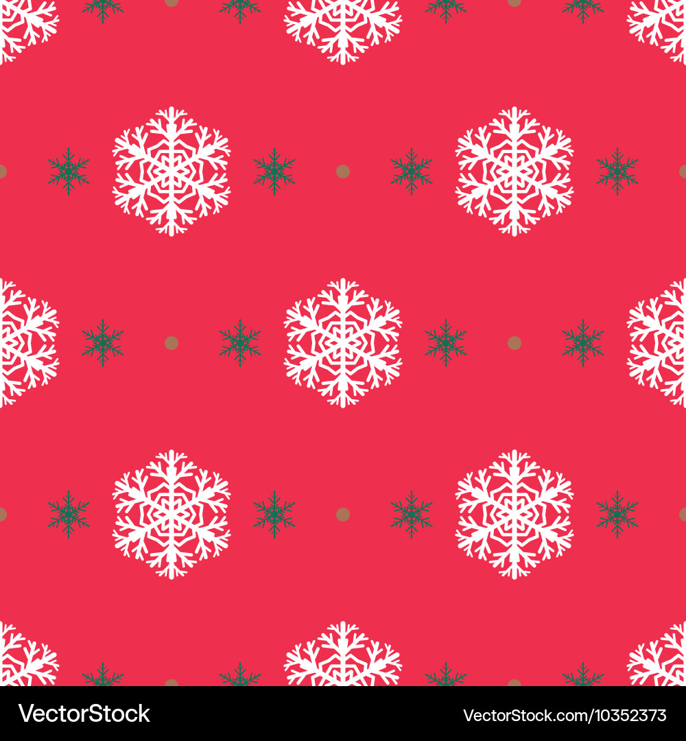 Snowflake Dot Pattern vector image