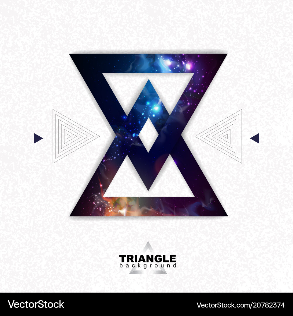 Abstract hipster polygonal triangle background Abstract hipster polygonal triangle background vector image